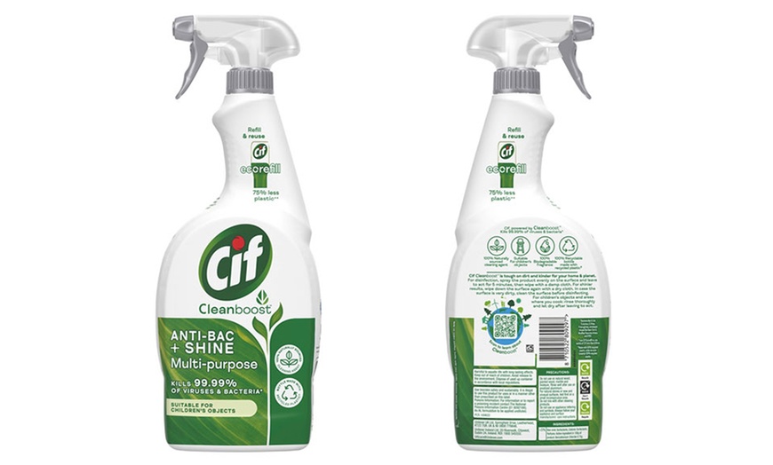 Image 1: Two or Four CIF Antibac and Shine Multi-Purpose Cleaner Spray 700ml