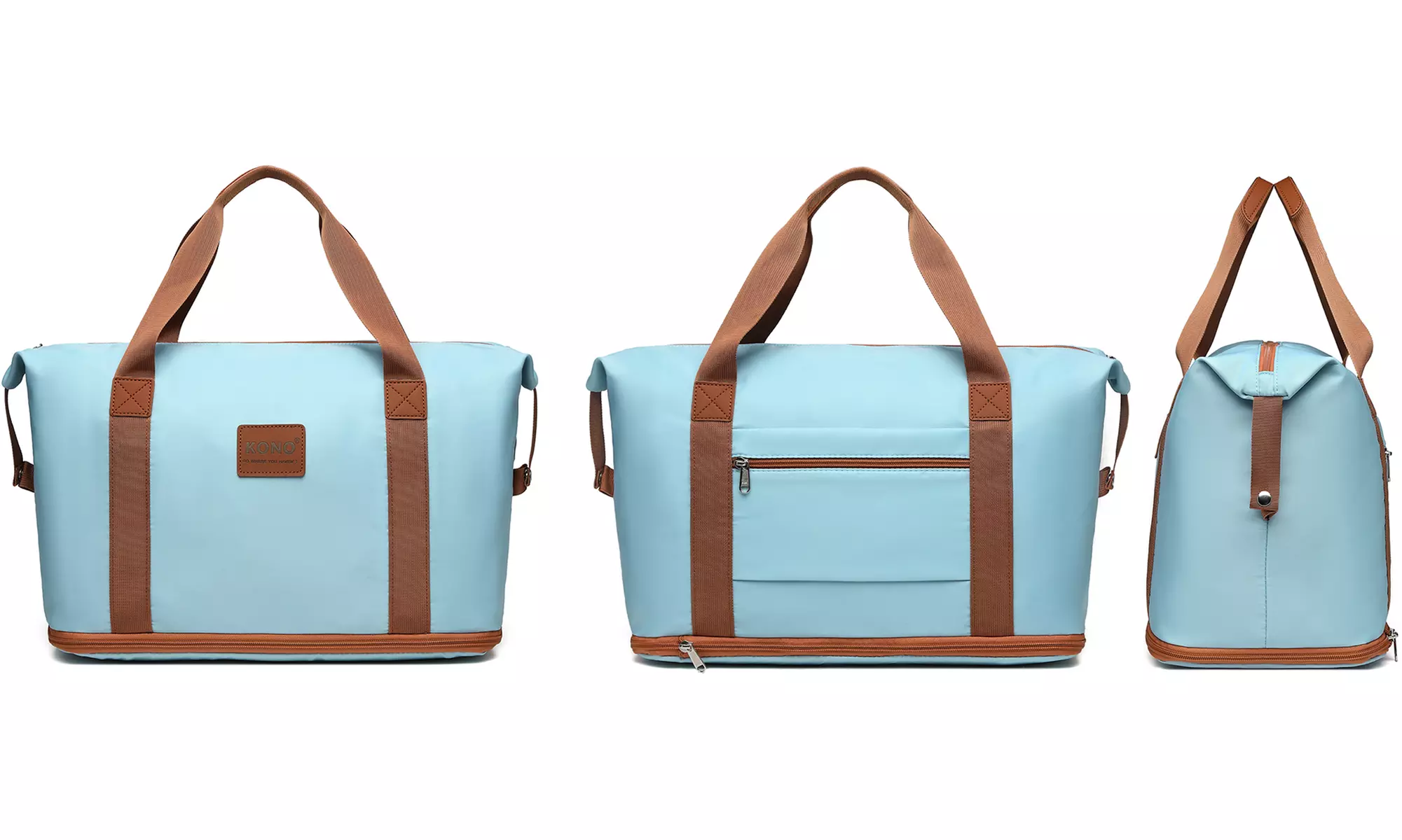 KONO Wasserfeste Reisetasche & Kulturbeutel