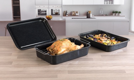 Ensemble de 3 plats à rôtir de la marque Russell Hobbs