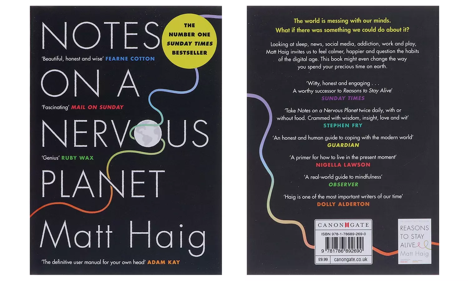 Canongate Books Notes on a Nervous Planet By Matt Haig Non-Fiction