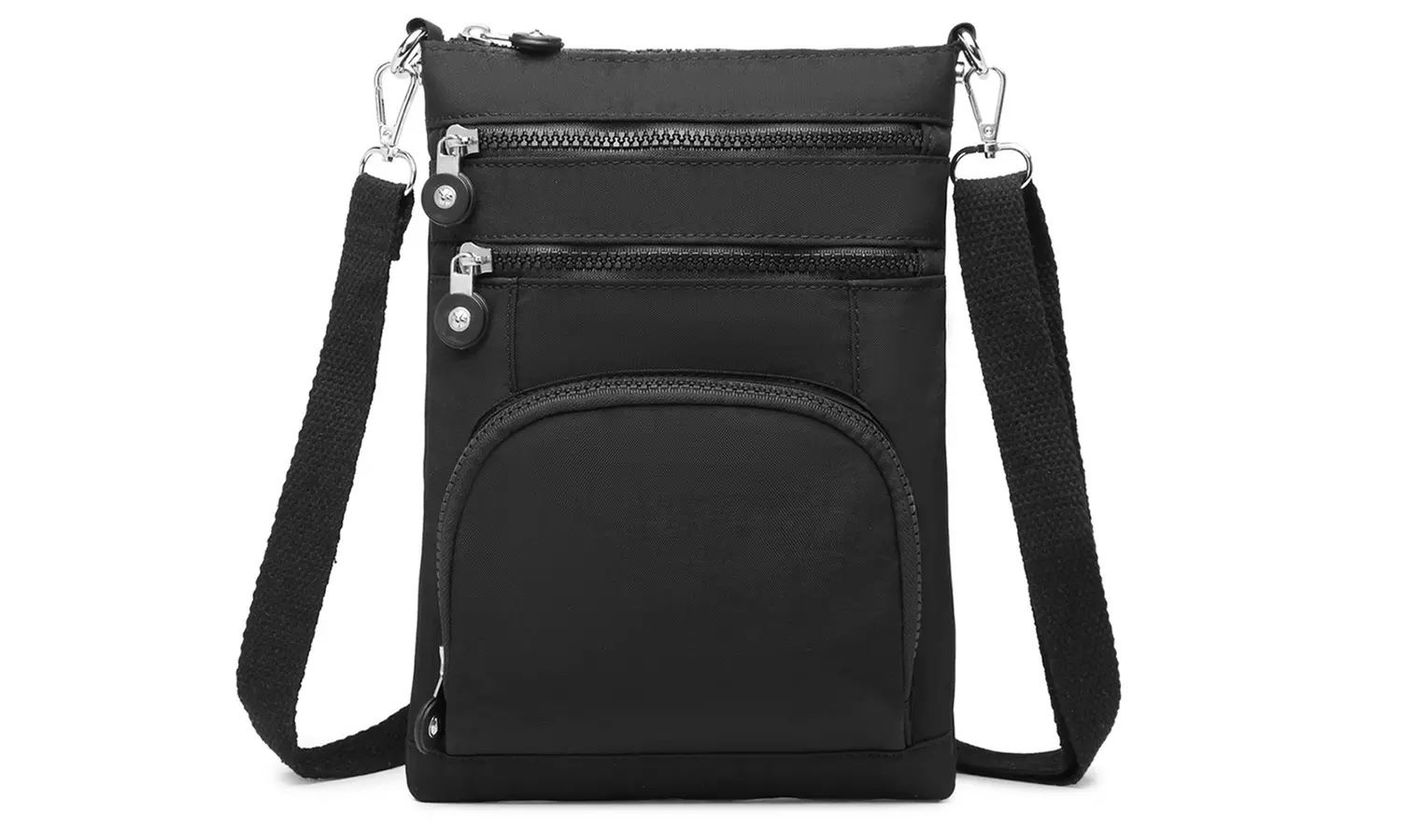 Kono Casual Multi-Pocket RFID Cross-Body Bag Card Holder Phone Bag