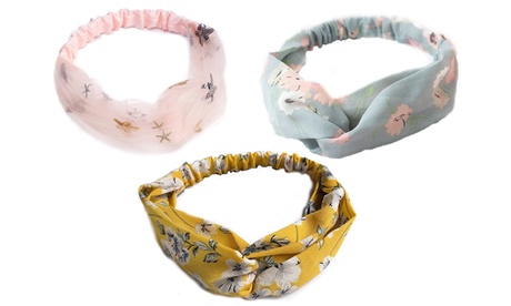 Set di 3 fasce per capelli disponibile in 2 varianti coloristici con consegna gratuita