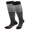 Image 8: Compression Socks Wide Calf for Women Men 20-30 mmHg Knee High Stockings