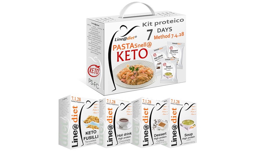 Image 5: Line@ 7-Tage-Protein-Diät-Kit mit Keto Pasta (bis zu 69,40€/kg)