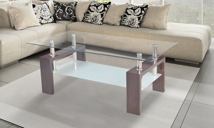 Glass-Top Coffee Tables | Groupon Goods