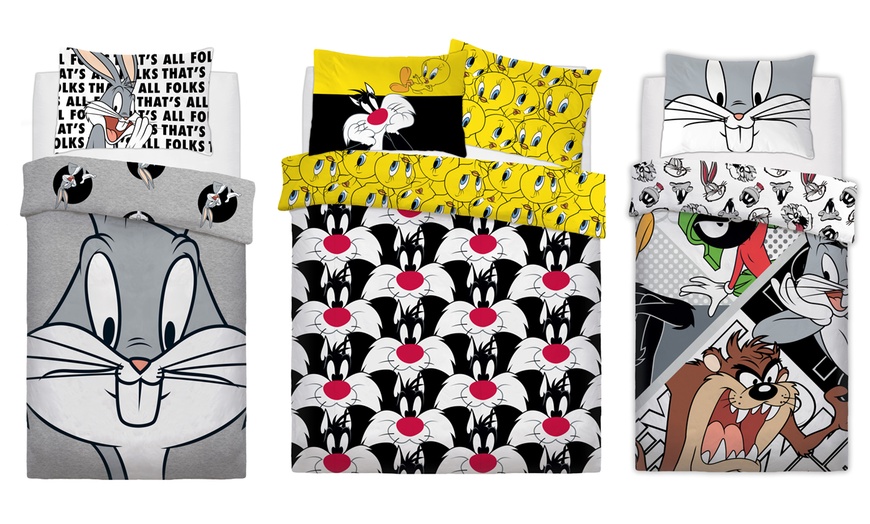 Image 1: Looney Tunes Duvet Set