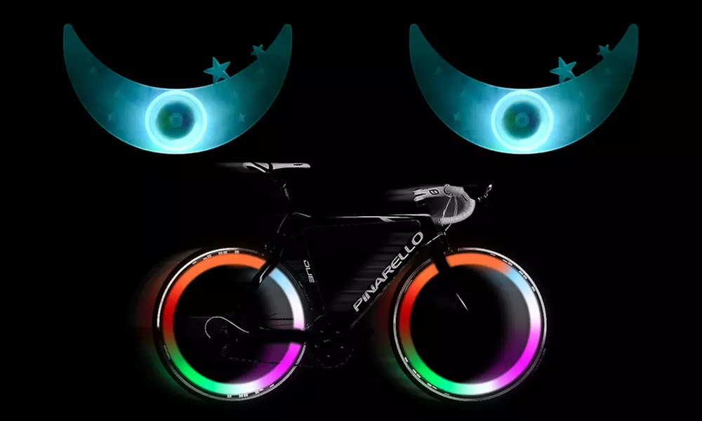 Bike Spoke Wheel LED Flashy Safety Lights (2-Pack) - Primary Image