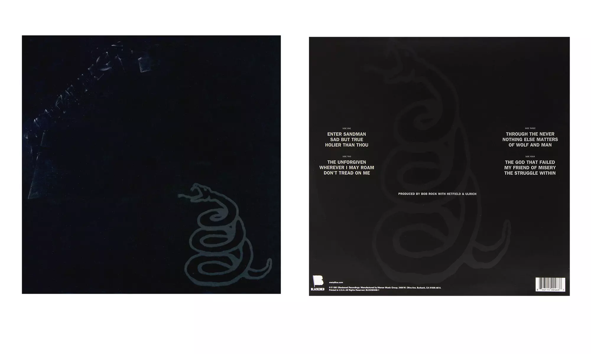 Metallica: Metallica on Vinyl LP - Primary Image