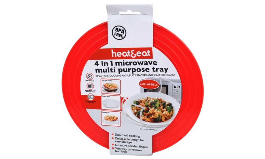 Image 2: Heat & Eat 4-in-1 Microwave Tray 