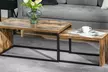 HomCom Set of Two Industrial-Style Coffee Tables - Image 3