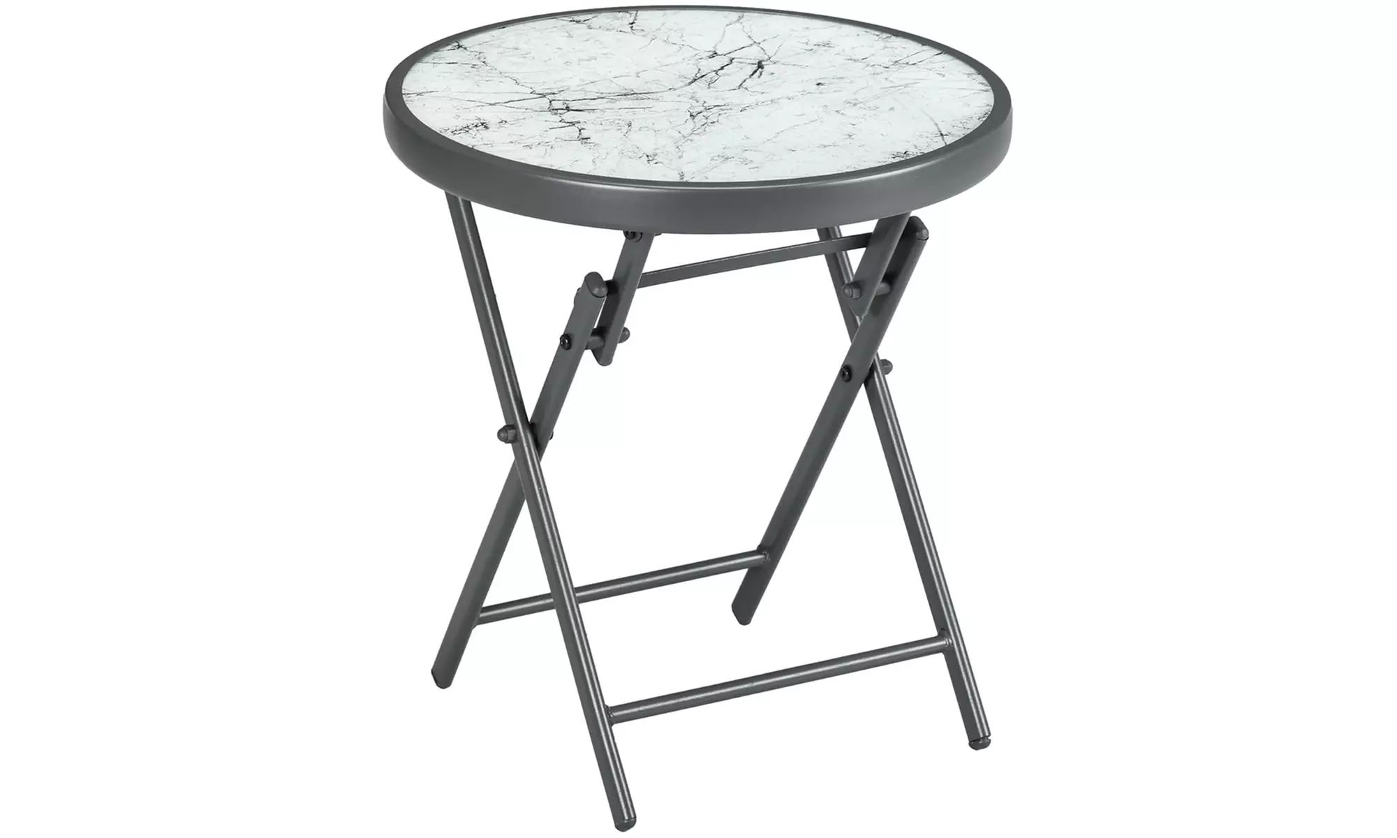 Outsunny Compact Foldable Patio Side Table