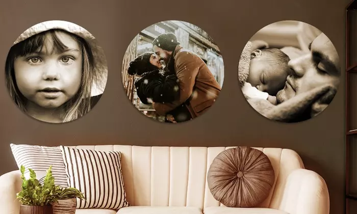 Jouw foto op een wandcirkel