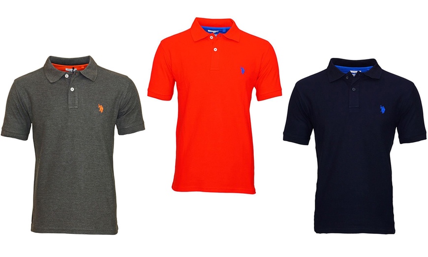 Image 1: Poloshirt voor heren