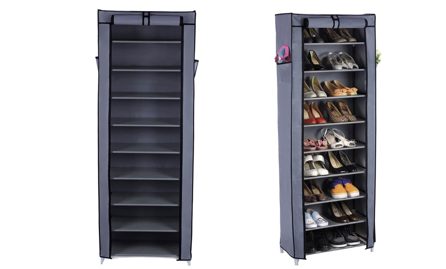 Image 5: Schuhschrank mit 10 Ebenen