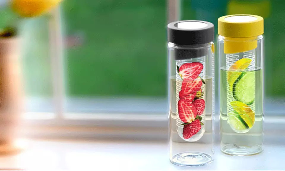 Asobu Pure Flavor IT Glass 20 Oz. Fruit Infuser Water Bottle - Primary Image