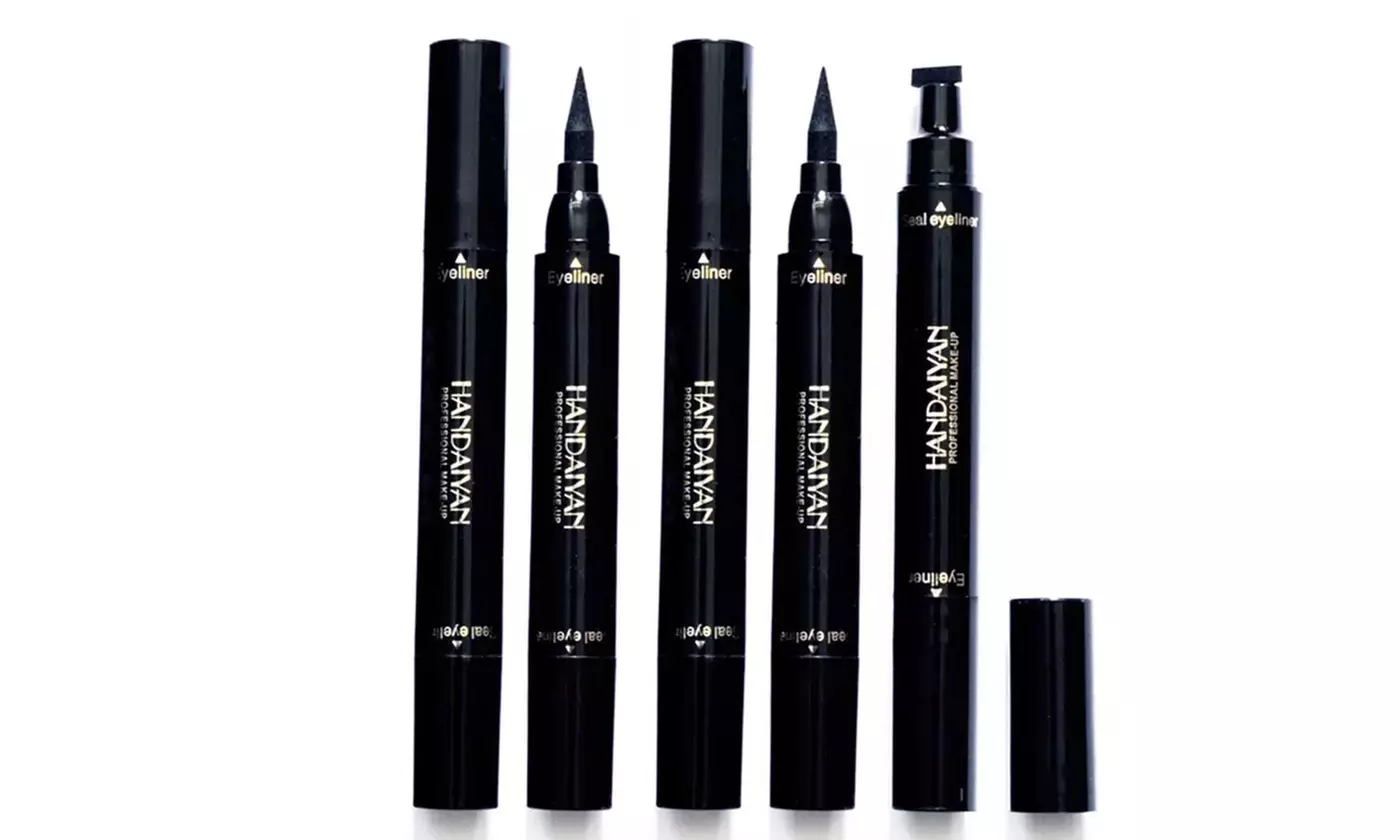1 ou 2 sets d'eyeliner 2-en-1 waterproof par Glamza - Second Medium