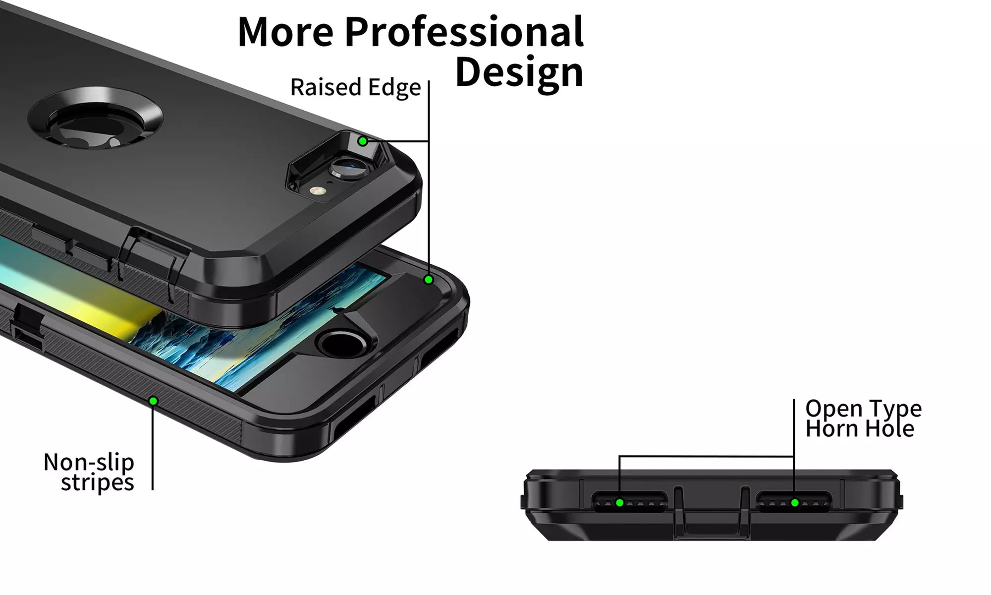 Case For iPhone SE 3rd Gen 2022 Shockproof Heavy Duty Built-in Screen Protector