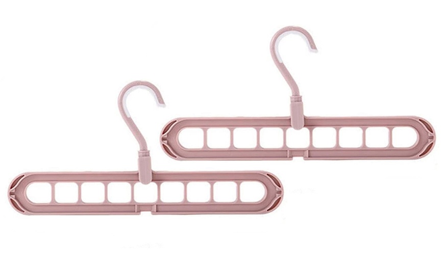 Image 9: Nine-Hole Foldable Hanger