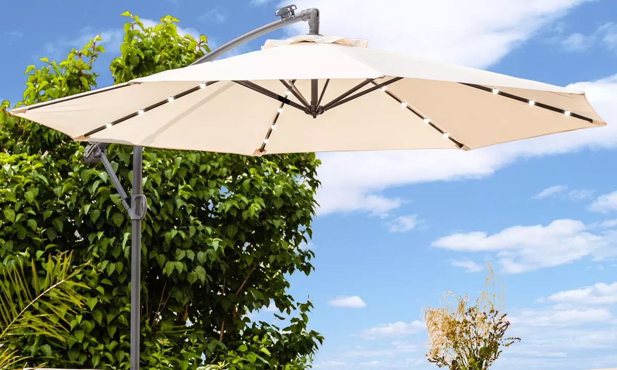 Swing & Harmonie LED-Sonnenschirm