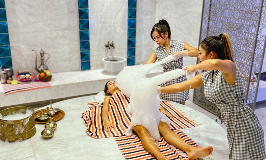 Image 12: 50-minute "Traditional Turkish Hammam" (Foam Spa Treatment & Scrub)