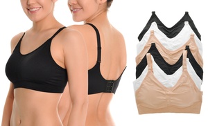 Wire-Free Seamless Bras (6-Pack)