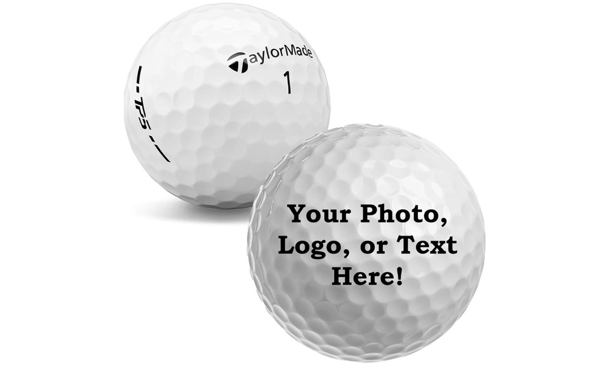 Taylormade TP5 Refurbished Personalized Golf Balls 24 Pack - Custom Photo, Logo or Text