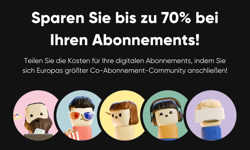 Image 2: 5 € geschenkt beim Abschluss eines digitalen Abonnements mit Spliiit