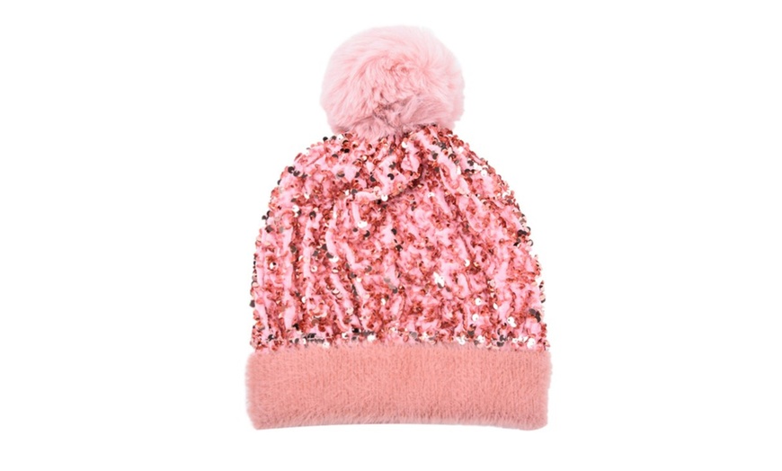 Image 11: Sequined Beanie