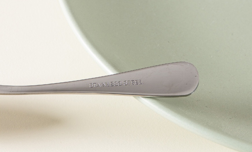 Image 9: Service de couverts 24 pièces avec détail cœur