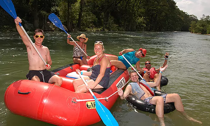 $25 for River Rafting with Rental, Valid Sunday-Friday at Rockin' R River Rides ($40 Value) - Primary Image