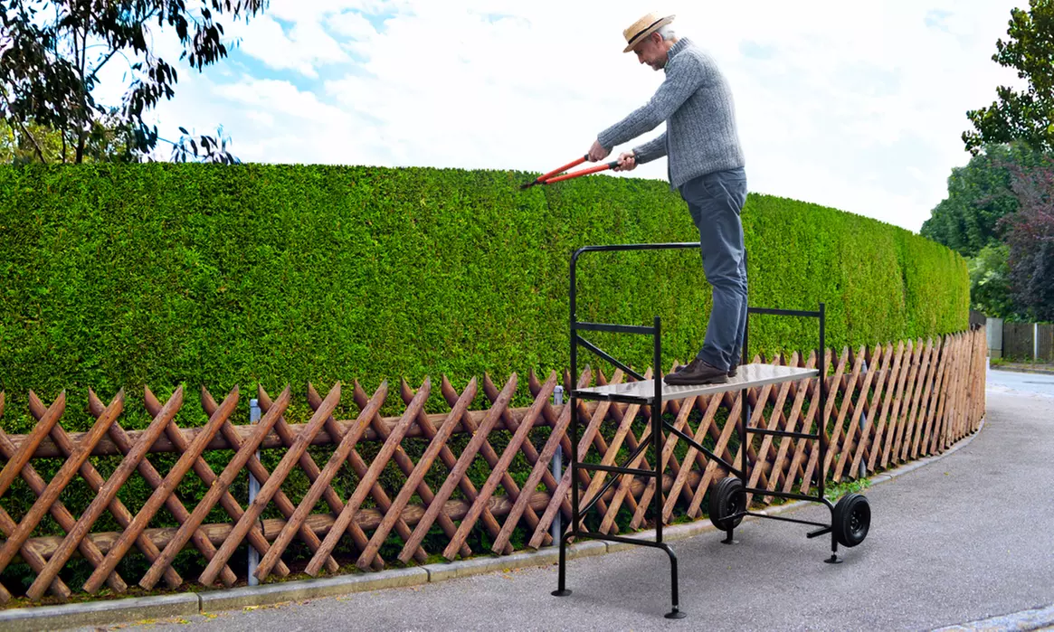 Échafaudage métallique sur roues à 2 niveaux - Primary Image