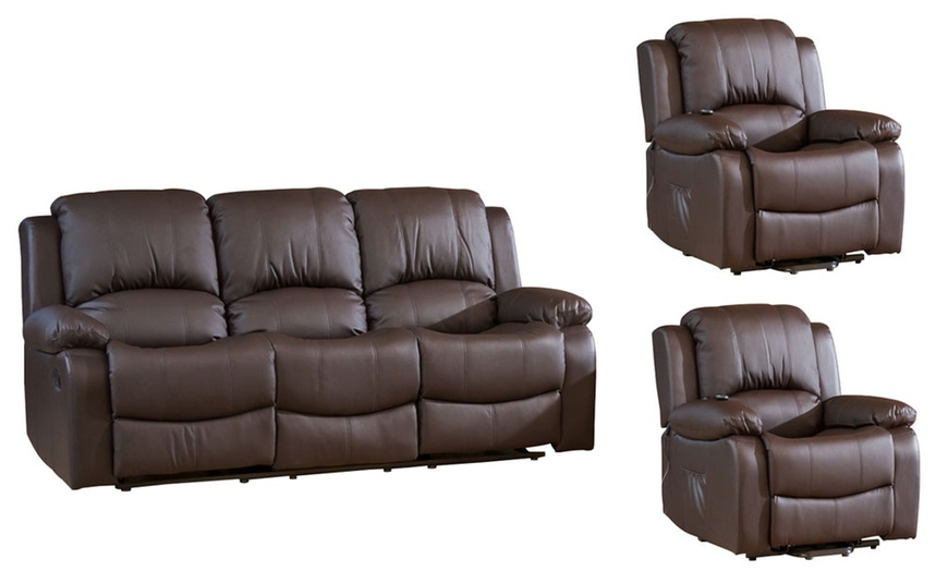 Image 32: Up to Three Reclining Sofa Sets 