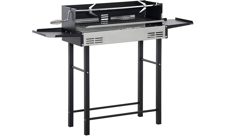 Image 16: Outsunny Rotisserie BBQ Grills