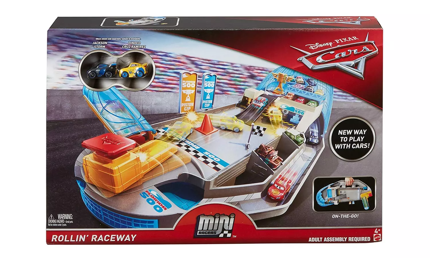 Disney Pixar Cars Mini Racers Rollin' Raceway Playset - Second Medium
