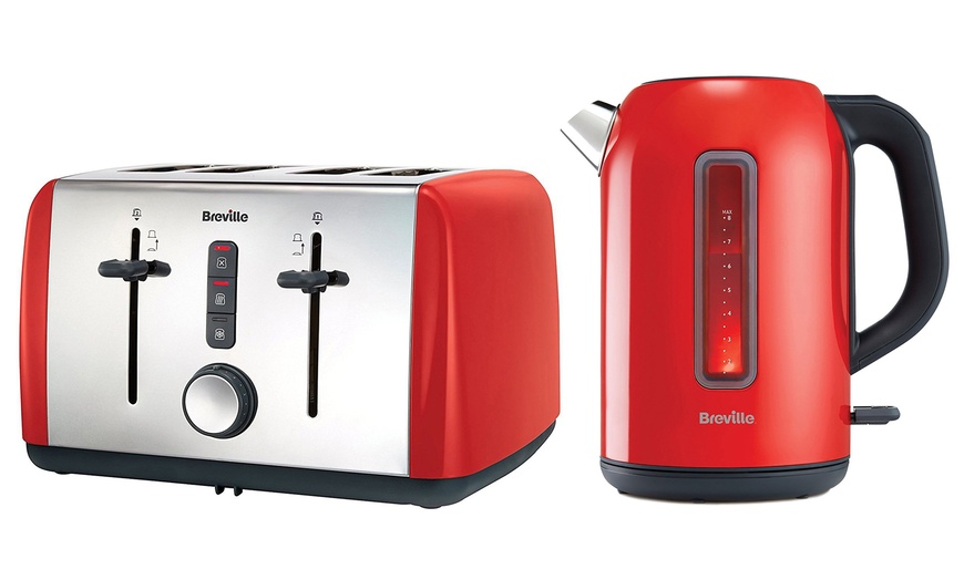 Image 1: Breville Kettle and Toaster Set