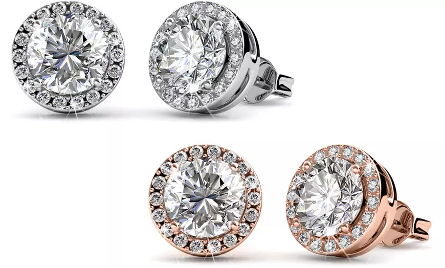 Image 1: Oorbellen 'Sophia' met Swarovski®-kristallen