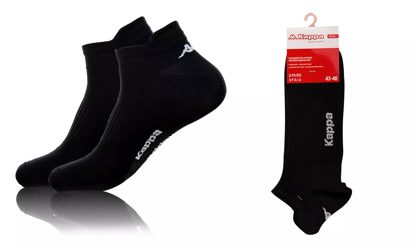 Lot de 12 paires de chaussettes basses en microfibre de la marque Kappa - Second Medium