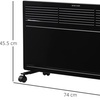Image 5: HomCom Radiator Heater up to 1300W in Black or White