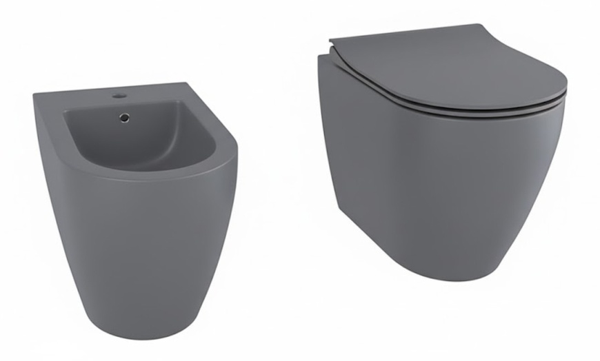 Image 3: Set di sanitari filomuro