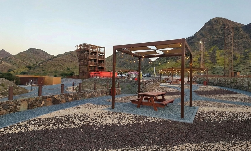 Image 15: Overnight Mountain Camping w/ BBQ, Charcoal & Fire Gel, Zipline,& More