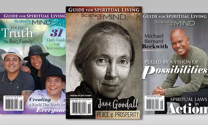1-Year Both Print and Digital or 2-Year Digital Only Subscription from Science of Mind Magazine (Up to 40% Off) - Primary Image