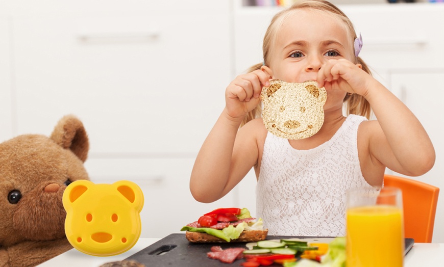 Image 2: Bear-Shaped Sandwich Mould