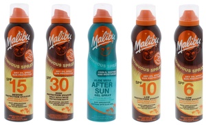 Three Malibu Dry Oil Sprays