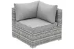 Outsunny Outdoor PE Rattan-Effect Corner Sofa - Image 2