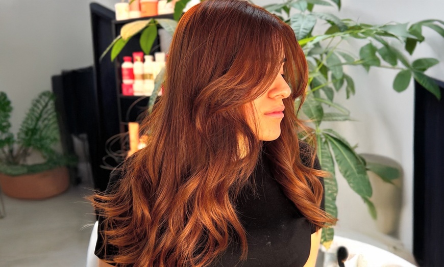 Image 1: Fresh Look w/ 1 Wash, Cut, Blow Dry, Roots Color or Brazilian Keratin