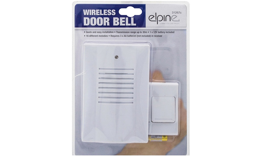 Image 2: One, Two or Four Wireless Doorbell Chime Kits