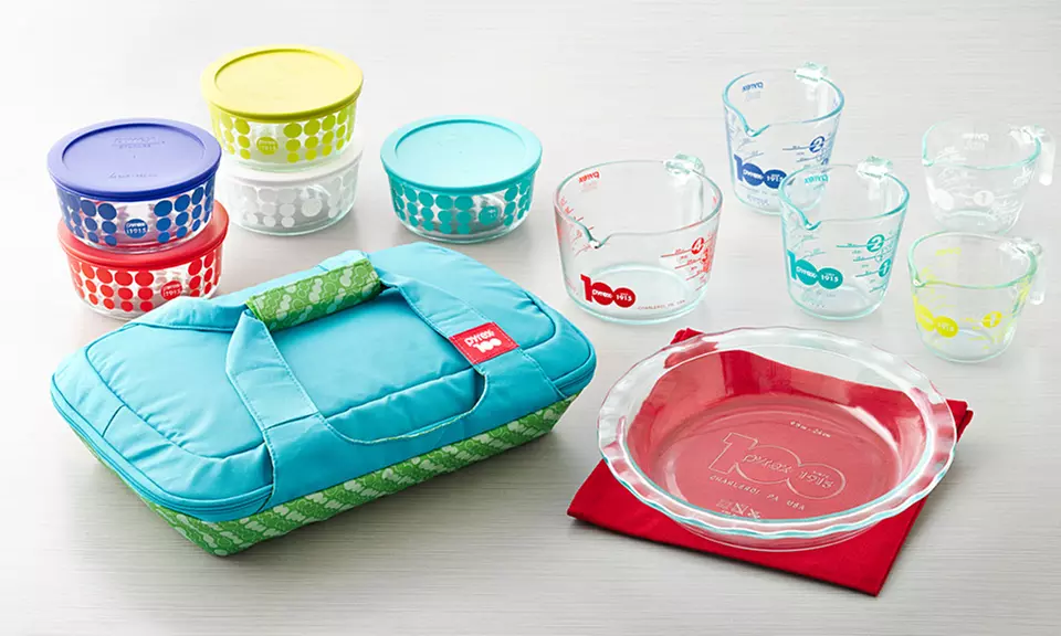 Pyrex 100th Anniversary Kitchen Set (14-Piece) - Primary Image