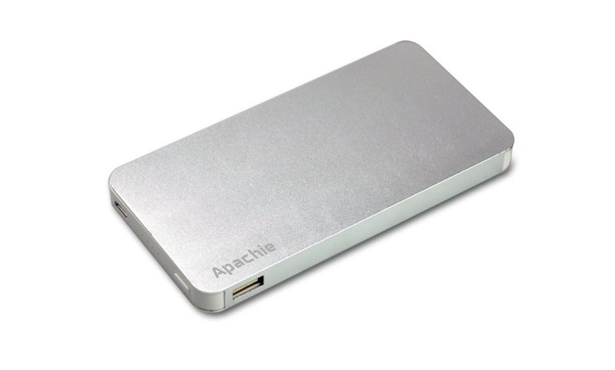 Image 12: Apachie 5200mAh Portable Dual Aluminium Power Bank