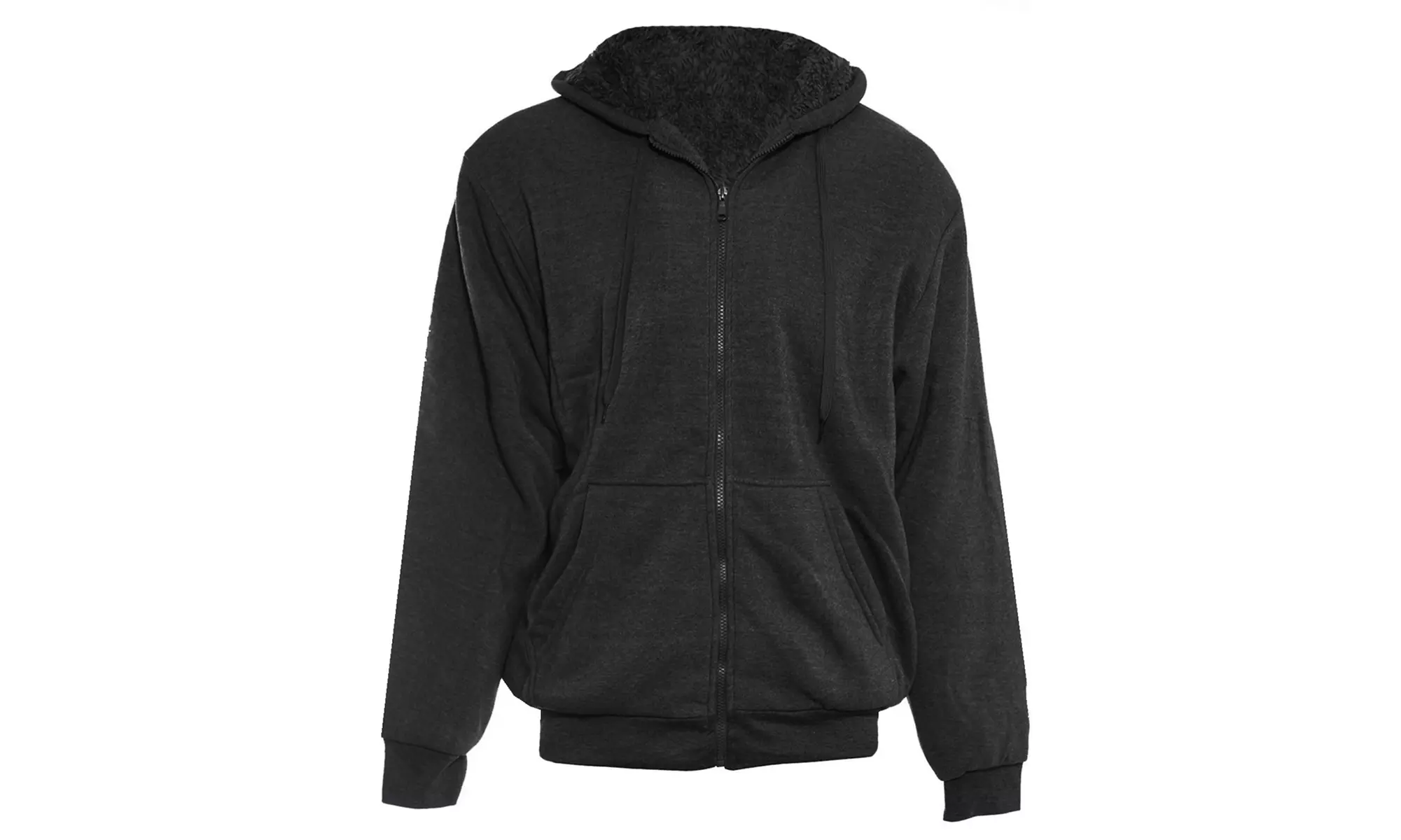 Alta Men's Hoodie Sherpa-Lined Sweater. Extended Size Available. - Image 6