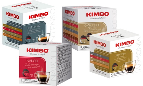 Capsule compatibili Kimbo Dolce Gusto disponibili in 4 gusti e diverse quantità